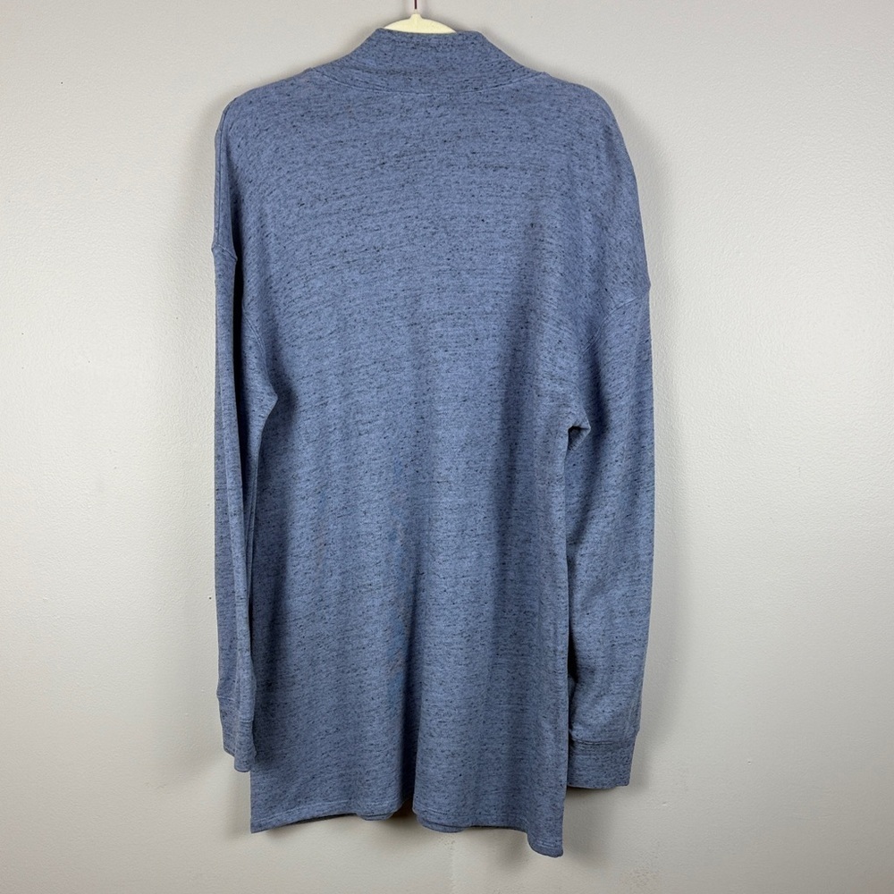 Aritzia Wilfred Free Cotton Blend Oversized Light Blue Knit Turtleneck Med Top - Picture 12 of 12